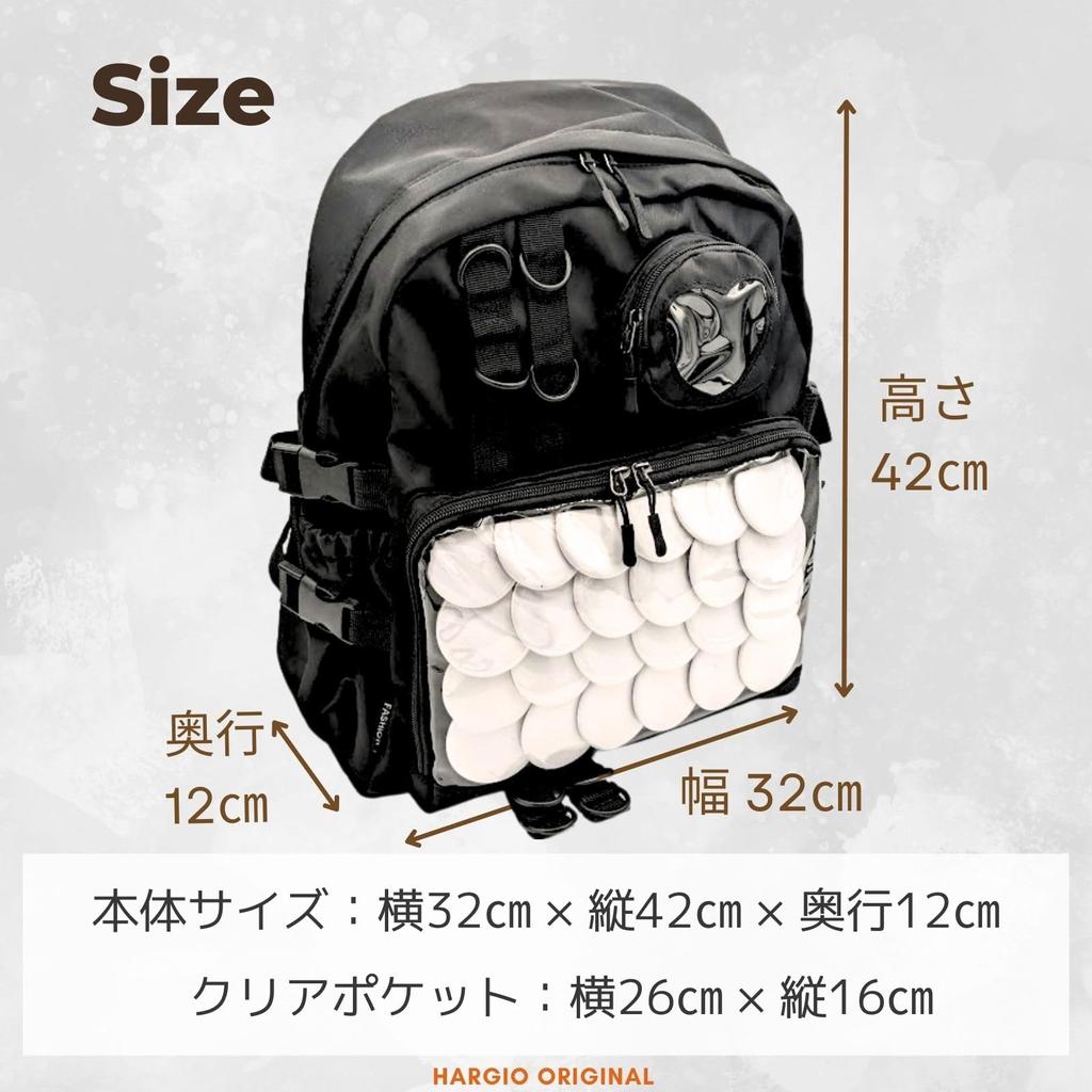 Batoh Ita Bag Oshikatsu Bag Itaba Batoh Ita Batoh Oshikatsu Batoh Ita Velkokapacitní Velký A4 Černá Bílá Světle modrá Čirá Oshikatsu Otakatsu