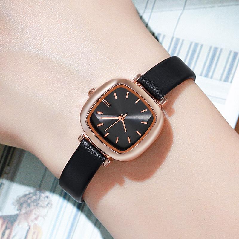 Gedi Retro Small Square Women's Waterproof Casual Watch