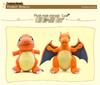 Large Standing Charizard Plush Doll - Charmander Evolved Form