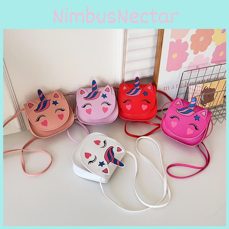 Charming Unicorn Design Girls Shoulder Bag Perfect For Preschoolers Super Lightweight And Comfy