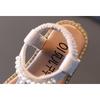 Summer Korean Style Princess Shoes for Baby Girls, Non-Slip Pearl Roman Sandals, Open-Toe Girls' Beach Shoes.