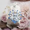 Exquisite Enamel Nine-Tailed Fox Keychain Fashion Cartoon Animal Pendant Keyring Jewelry Cute Gift For Women