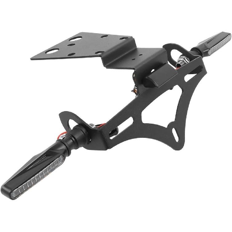 License Plate Holder Bracket with Turn Signal Light Motorcycle Tail Tidy Fender Eliminator Kit Replacement for Honda CBR650 2014 2015 2016 2017 2018