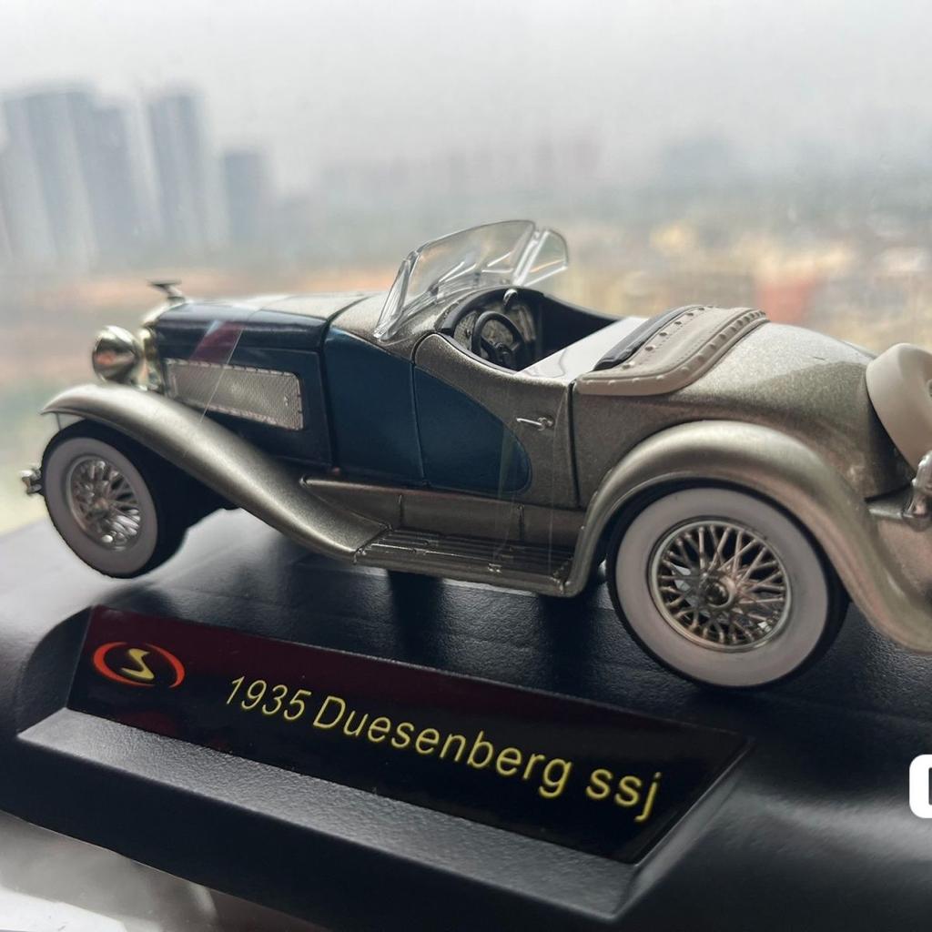 1:32 Duesenberg SSJ 1935 Alloy Car Diecasts & Toy Vehicles Car Model Miniature Scale Model Car For Children