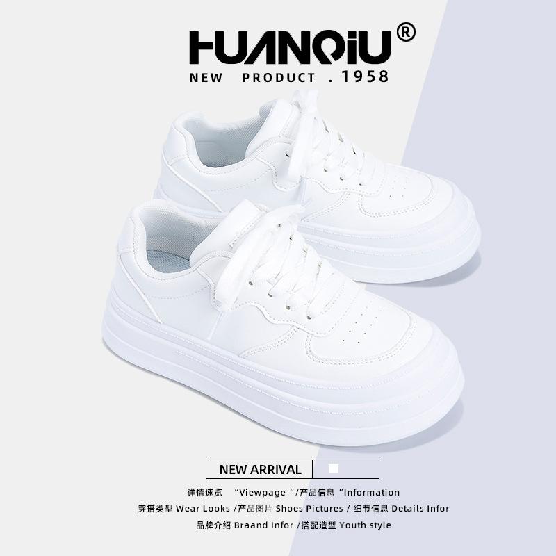 Global little white shoes women's ZHQ5937 new summer breathable versatile shoes student platform sports board shoes women