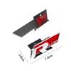 2026 Hot For VW VOLKSWAGEN 3D Metal Car Logo R RLine Front Grille Emblem Badge Sticker For Volkswagen VW Golf R R32 MK7 MK7.5 MK