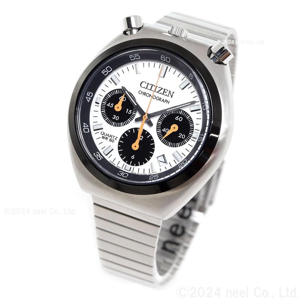 Citizen COLLECTION RECORD LABEL TSUNO CHRONO Watch White [Citizen Collection] AN3660-81A Men's