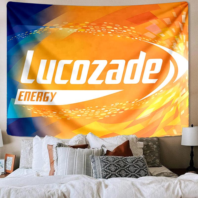 Lucozade Printed Tapestry, Unique Design Tapestry, Wall Decor for Bedroom,Livingroom, Playroom,Heartwarming Fan Holiday Gifts