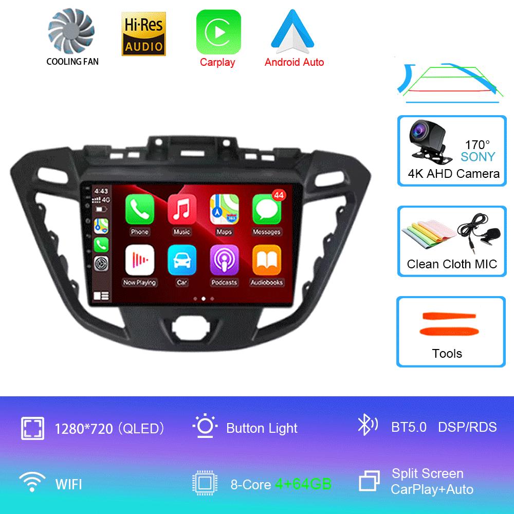 Android 14 For Ford Tourneo Custom 1 I Transit 2012 - 2021 Car Radio Multimedia Video Player Navigation stereo GPS No 2din 2 din
