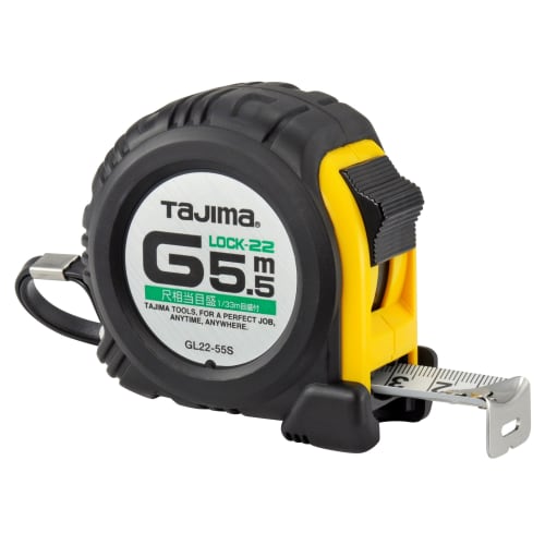 TAJIMA GL22-55SBL Convex 5.5m X 22mm G-Lock 22 with Shaku Equivalent Graduations