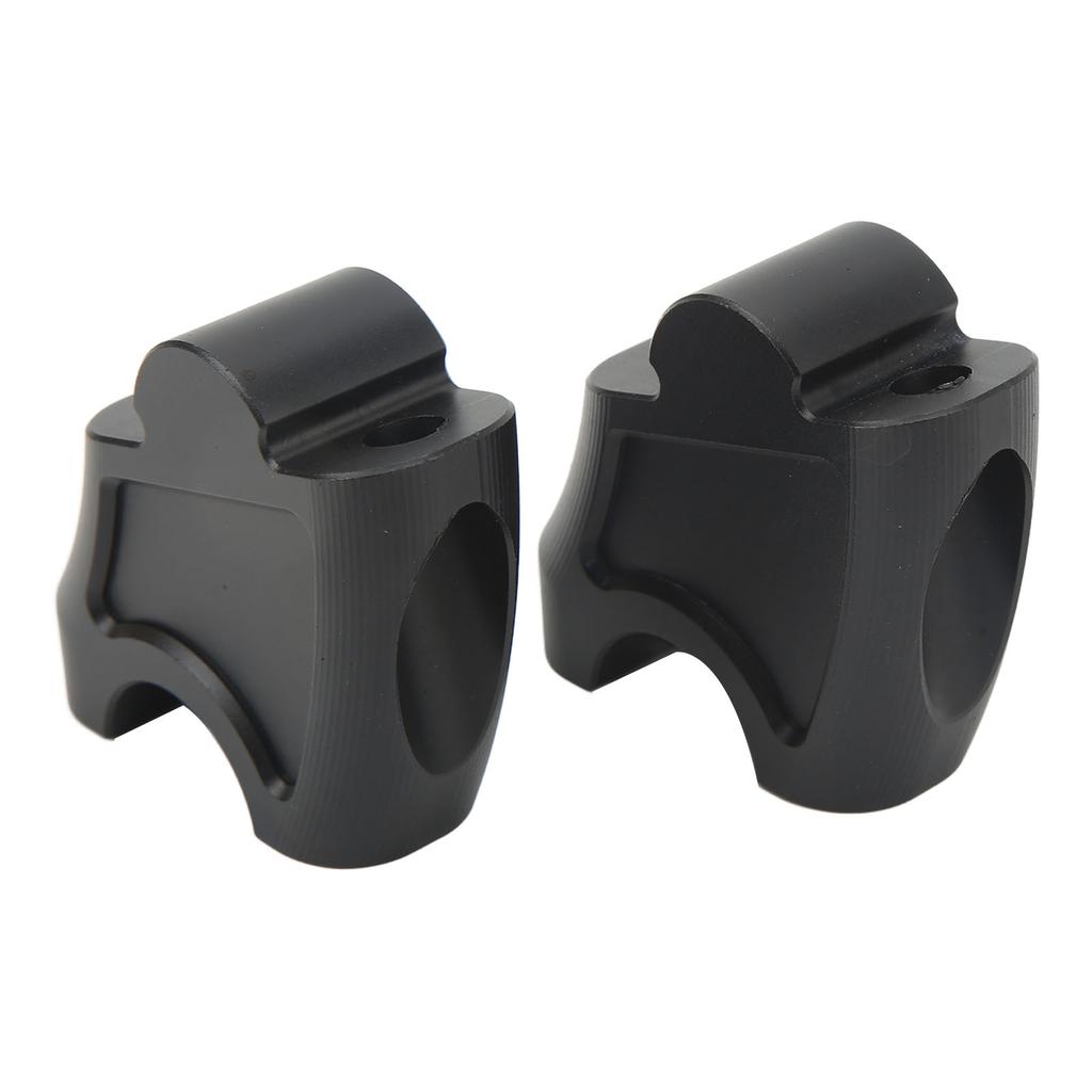 2 ST Styhöjare CNC Aluminiumlegering Ersättning för Benelli TRK502X 502C TNT250 TNT300 Svart