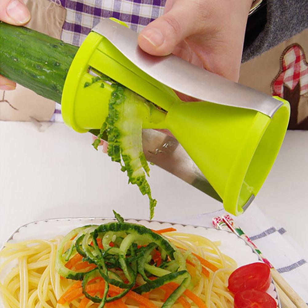 Vegetable Grater Handheld Spiral Vegetable Grater Fruit Vegetable Shredder Multifunction Save Time