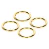 20Pcs Spring O Rings 1.61in Diameter 0.2in Thick Strong Copper Compact Spring Buckles for Keychain