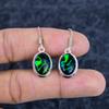 Green Triplet Opal Gemstone 925Sterling Silver Jewelry Earring 1.38" M-3144