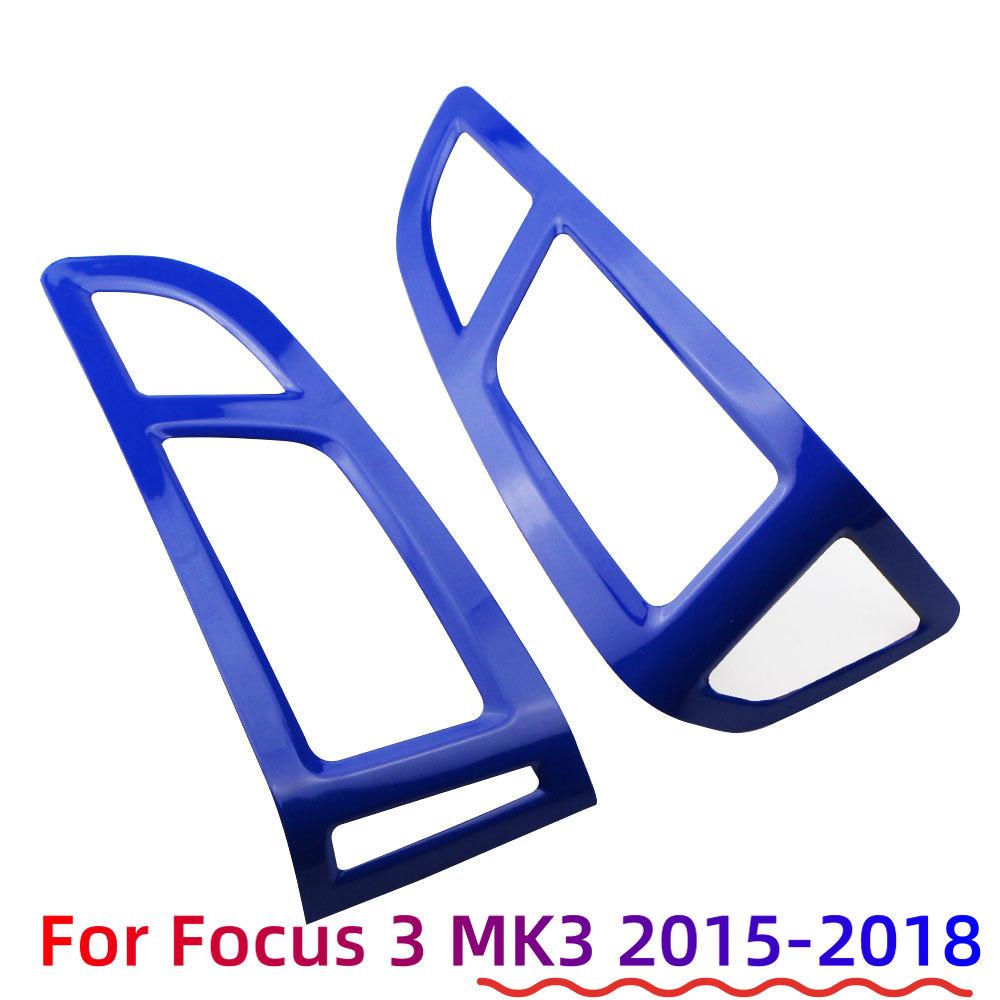 LHD for Ford Focus 3 MK3 2015 - 2018 Car Air Conditioning Vent Outlet Panel Cover Sticker AC Vents Trim ABS Accessories