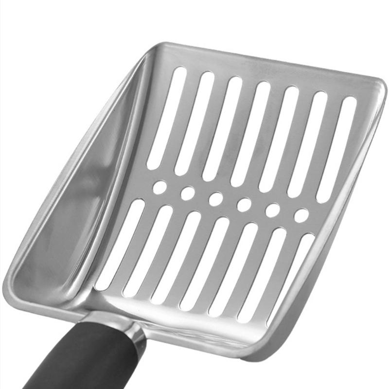 Cats Litter Scoops Large Kittens Poop Shovel Hollow Metal Scooper Cleaning Tool