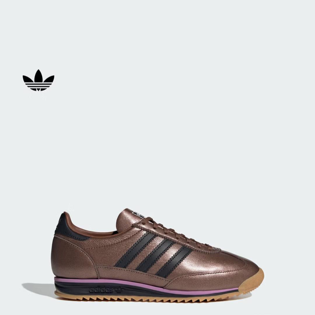 

Adidas T Head Shoes SL 72 OG Винтажные Классические Спортивные Обувь - Женская Adidas Дизайн с Тремя Листьями JS3979 42 коричневый