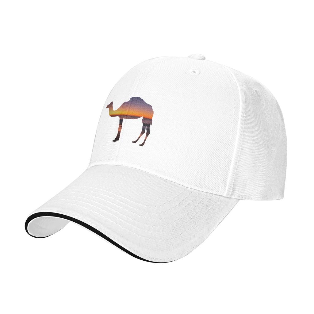 Fashion Camel Camel Desert Camel Desert Sand Camel Sunrise Curved Brim Baseball Cap Distressed Denim Hat Hat Womens