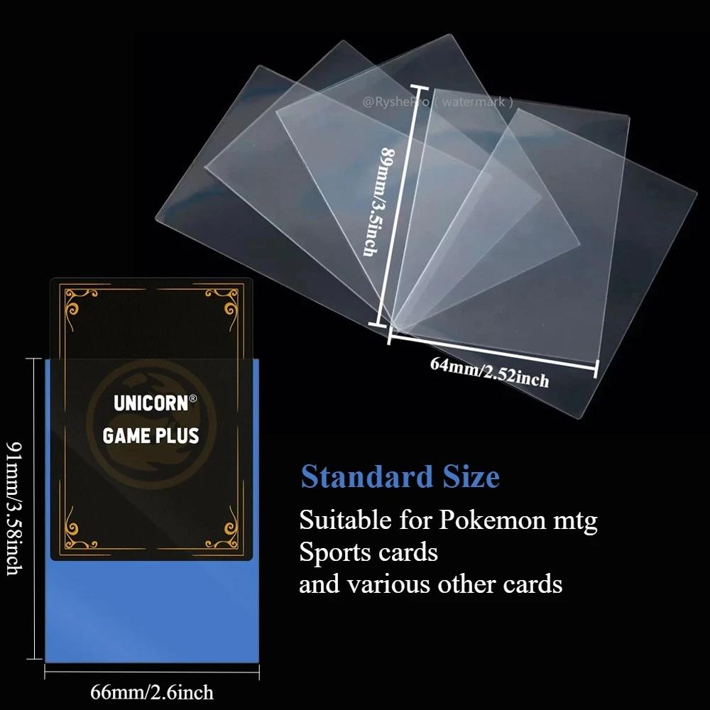 200 PEZZI Buste Standard per Carte da Gioco Carte Collezionabili Buste Doppia Strato Opache per Pokemon MTG Baseball Sport Card Gioco da Tavolo