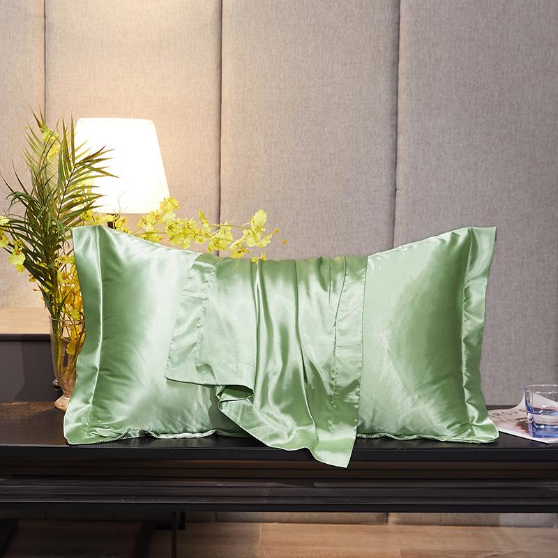 Silky Ice Satin Pillowcase - Imitation Silk