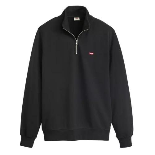 Levis Mens Logo Quarter Zip Sweatshirt