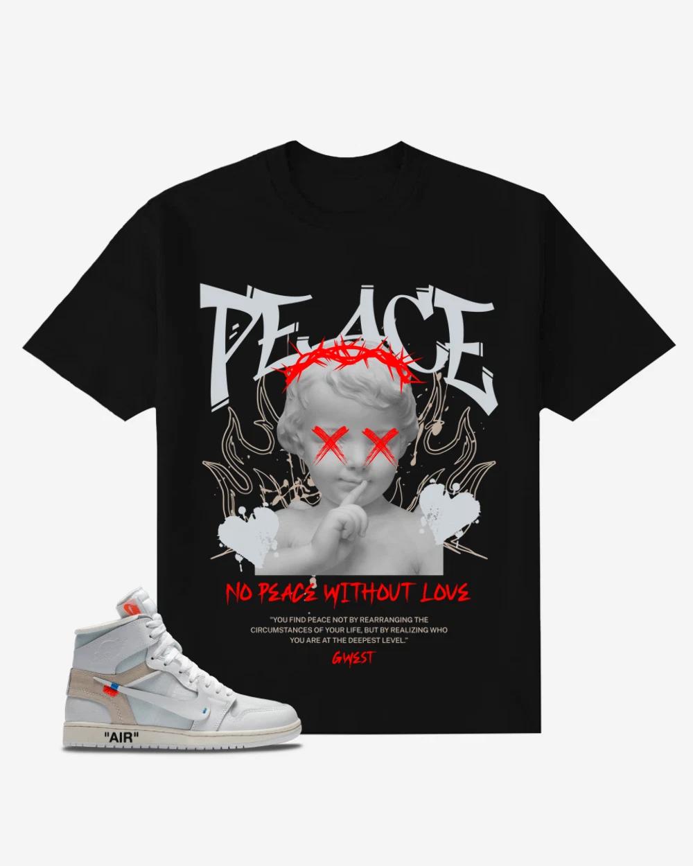 Peace Oversized T-Shirt S