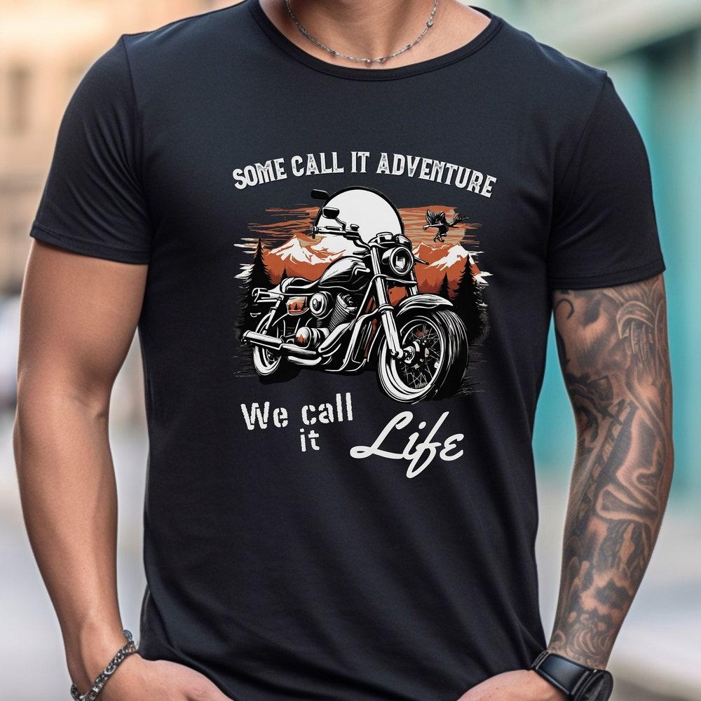 Motorcycle Adventure T-Shirt: Biker Dad Gift XXXL