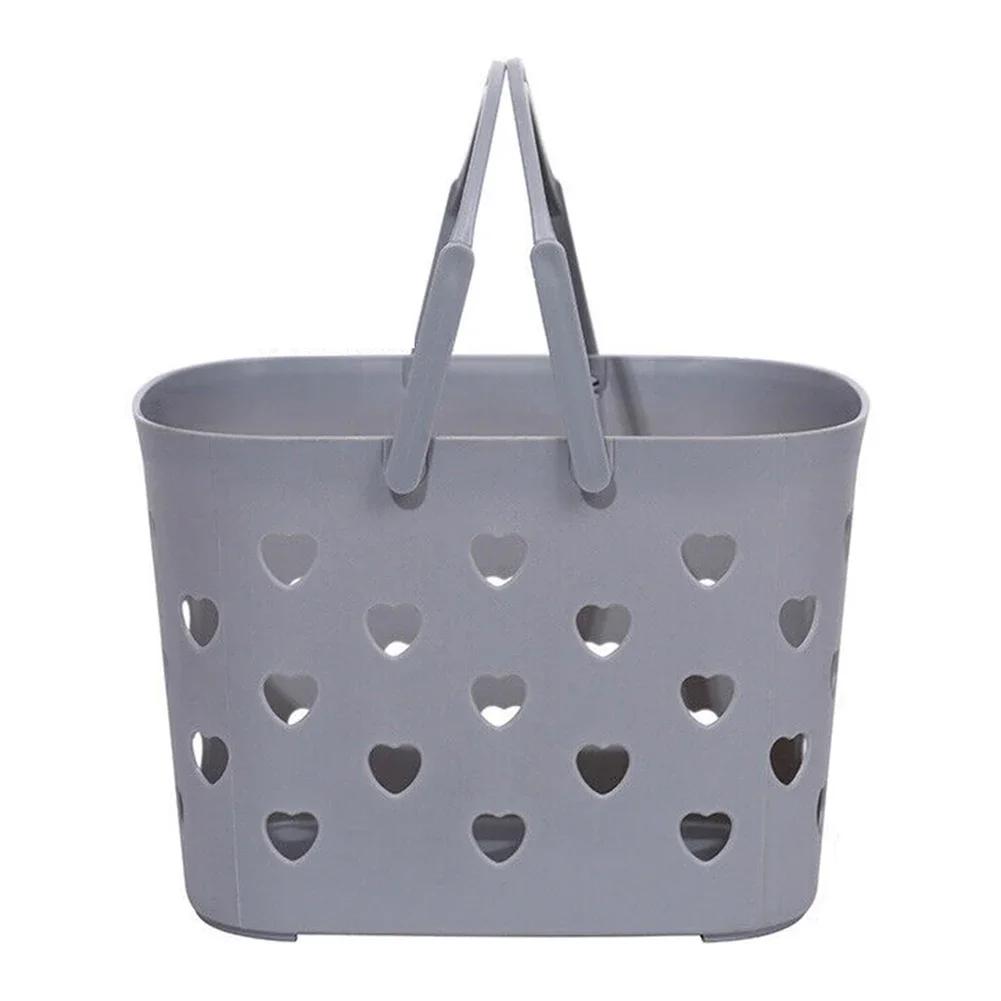 Bathroom Organizer Stackable Store Everyday Items Easy Lifting Handle Open Design Organize Toiletries