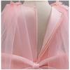Pink Blue Purple Champagne Kids Sequined Tulle Princess Hi-Lo Dress