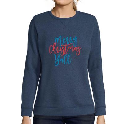 ®   - Women S Printed Graphic Sweatshirt Merry Christmas Y All