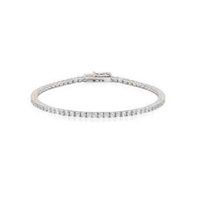 2mm Fashion White Tennis Bracelet Tbsbrw00512M
