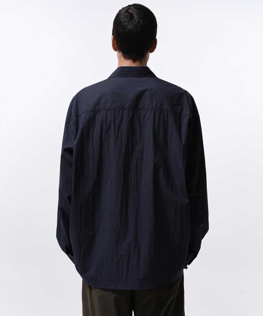 MUSINSA STANDARD [City Leisure] Cn Oversized Utility Shirt [Navy]