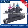 Japan PISCO BJSU Series Speed Control Valves with Buffer (BJSU4H, BJSU6H, BJSU8H, BJSU10)