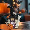 Creepy Witch Gnome Figurines Haunted House Ghost Decorative Ornaments Perfect for Halloween Party Home Tabletop Decoration
