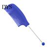 Hair Styling Comb DIY Beaded Comb, Fine Teeth Rat Tail Customizable with Blank Bar, Plastic Detangling for Men Women Stylist