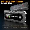 Portable Jump Starter Power Bank Fast Charging LED Light Car Battery Charger Truck & Motorcycle Peak Current 2500A