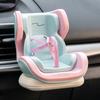 For Labubu Car Doll Safety Seat Cartoon Chair Model for Car Kawaii Ob11 Doll Seat Outlet Decor Car Interior Styling Accessories