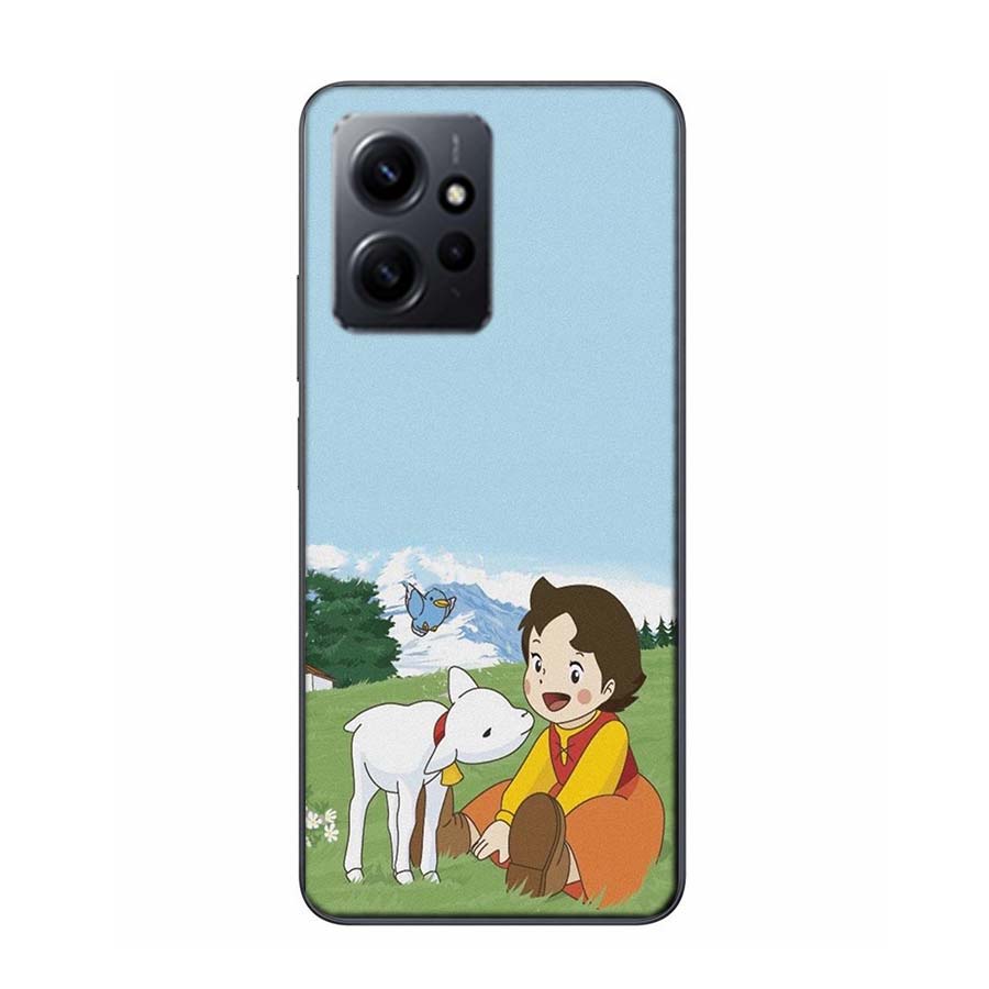 Heidi Cartoon Phone Case For Redmi Note 14 15 Pro 5G 13 12 Pro Plus 11 11T 11E 11S 10 Pro 10S 9 9S Cover Cell Clear TPU Capa Com