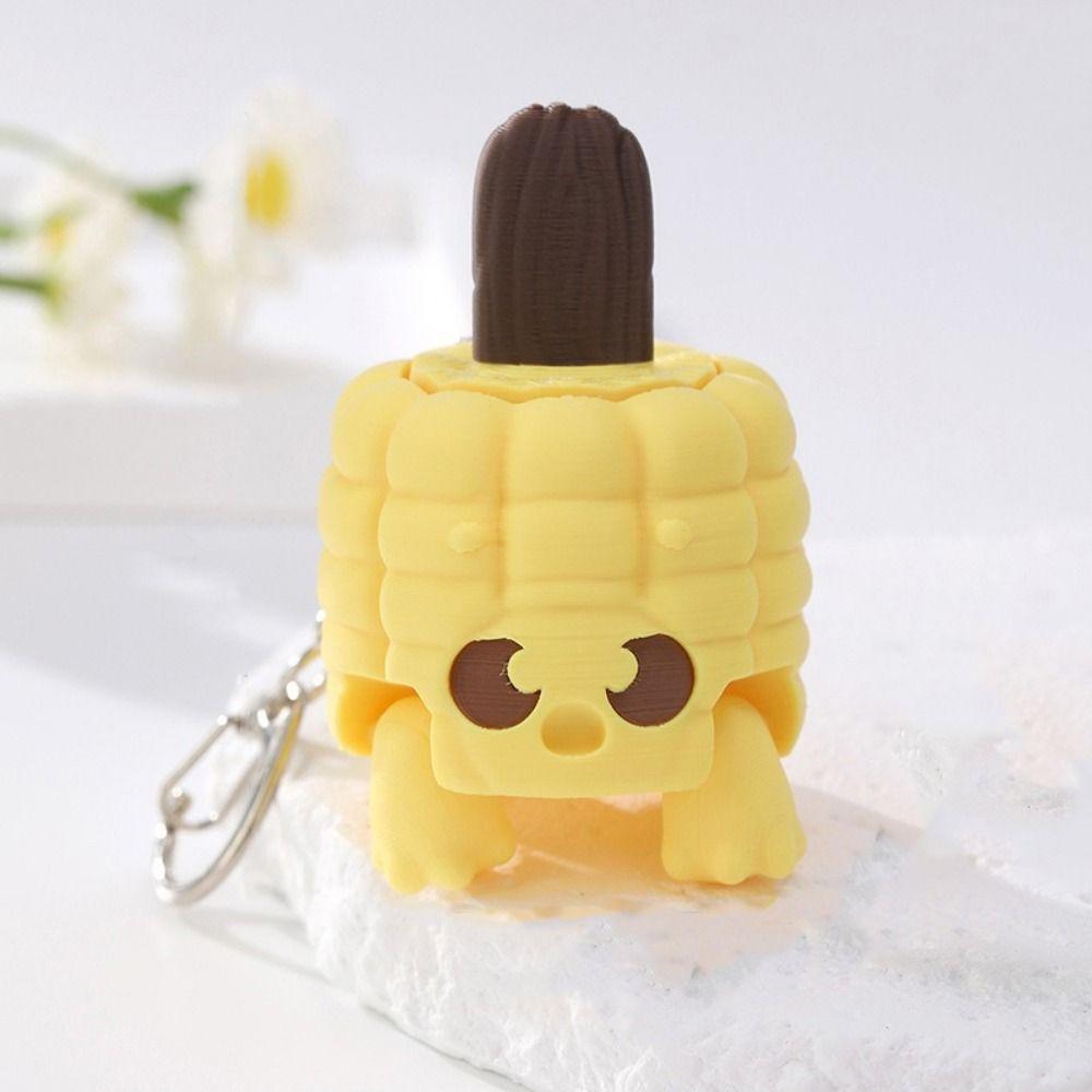 Funny Foods Clicker Key Chain Simulation Sensory Clicker Toys Fidget Clicker Kids Birthday Party