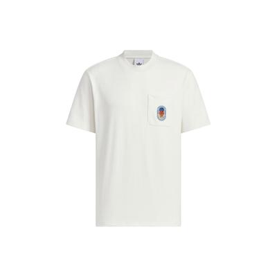 adidas Originals SS24 OLPC Tee 2 Series Sports Solid Color Short Sleeve T-Shirt Men Tops White JN7766