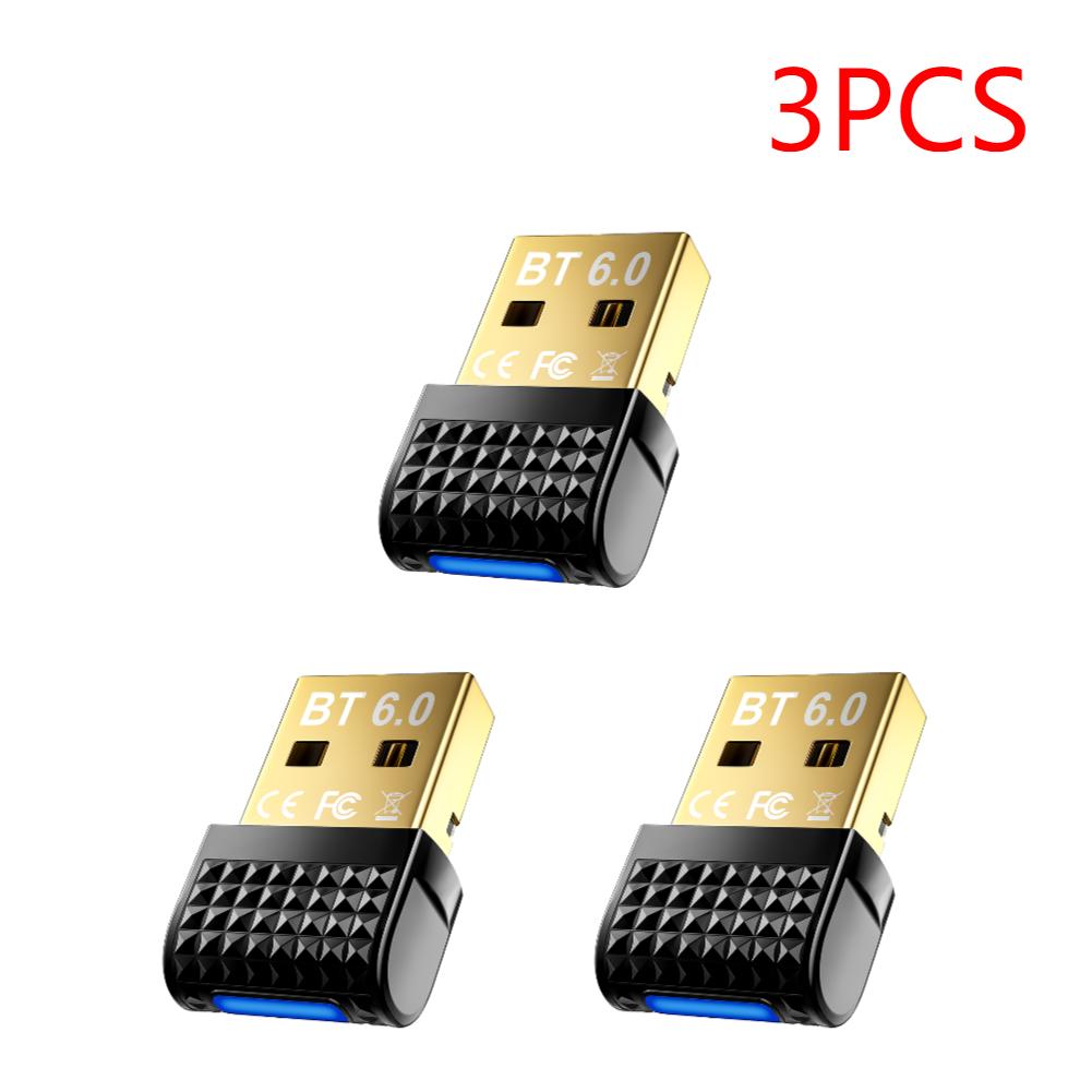 1-5PCS 6.0 Adapter USB BT Adapter Plug and Play Wireless BT Transmitter Receiver for PC Mouse Keyboard Headphones Speakers