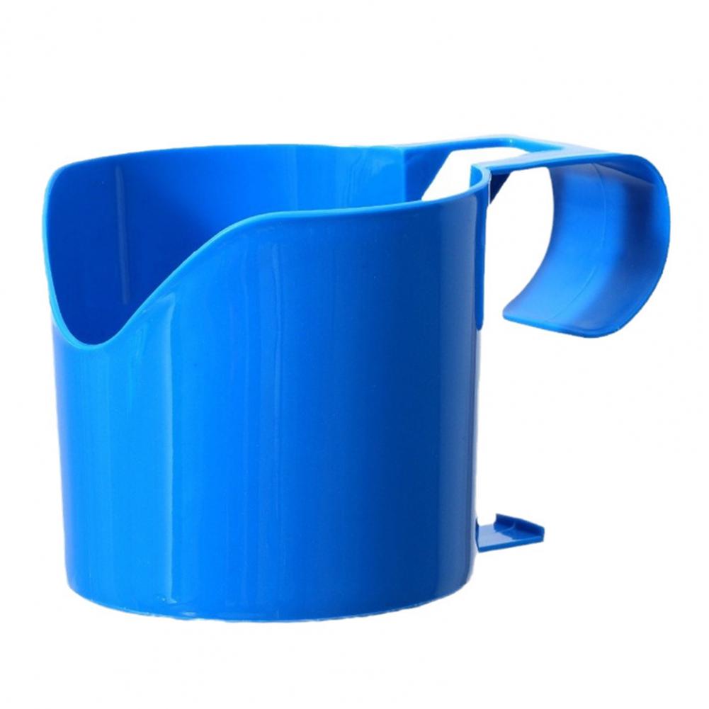 

Clamp Design Cup Holder Swim-up Drink Holder Poolside Stackable Drink Holder for Easy Installation on Pool Edge for Swimming синій
