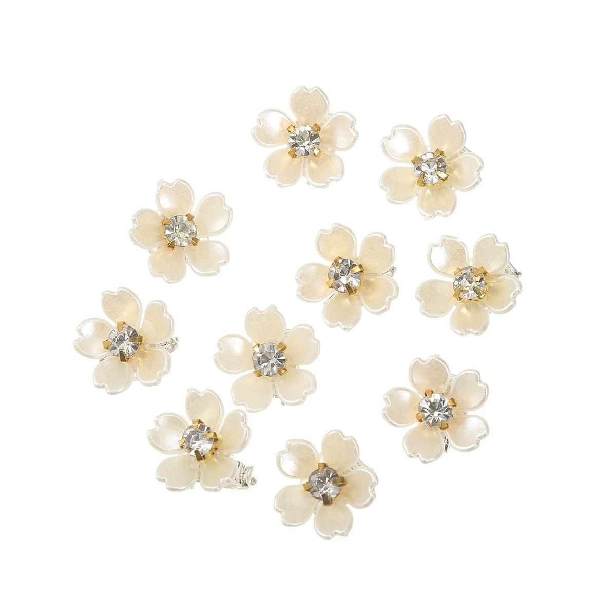 

10 шт./компл., заколка для волос из смолы в виде розы, белая заколка для волос, женская заколка для волос для невесты, свадебные путешествия, укладка волос, пучок на пуговицах, заколки для волос, головные уборы 10 PCS