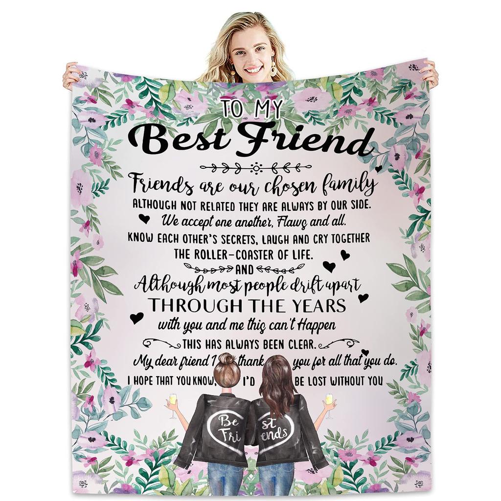 Friend Blanket Flannel Digital Print Blanket Lunch Break Blanket Birthday Christmas Gift