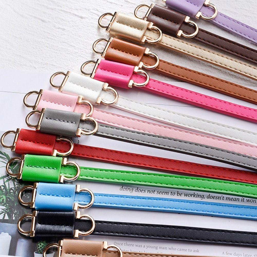 

Женский пояс с тонким краем, однотонный пояс в корейском стиле, модный пояс из искусственной кожи для девочек