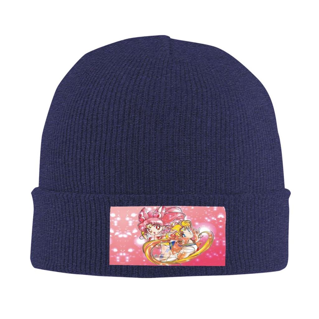 Sailors Moon Usagi Tsukino Skullies Beanies Caps Unisex Winter Warm Knitted Hat Adult Anime Unisexga Bonnet Hats Outdoor Ski Cap