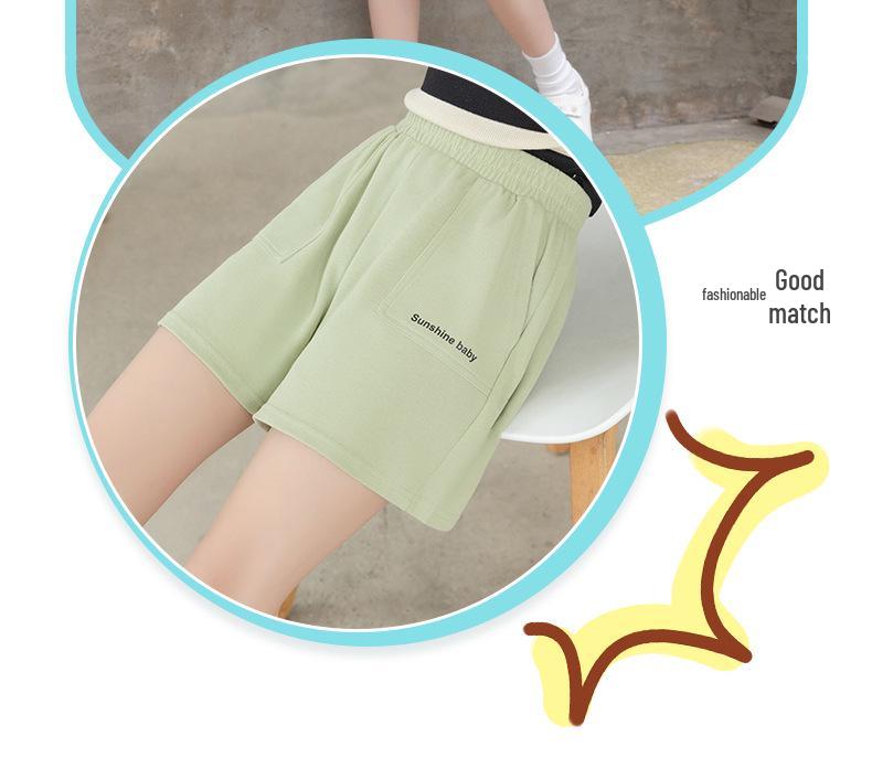 Girls' Summer Leggings & Shorts - Children's Casual Loose Capris