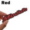 New 3D Aluminum Modulo Sport Emblem Chrome Logo BSYT6 Rear Badge Car Trunk Sticker Car Styling For Honda Civic Accord CRV Fit