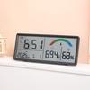 Creative Large Screen LCD Clock Living Room Temperature and Humidity Clock Multifunctional Digital Clock Simple Electronic Clock 9554