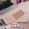 Silent Mechanical Feel Bluetooth Membrane Keyboard